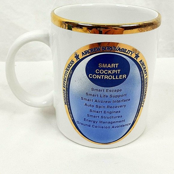 Vintage Smart Cockpit Controller Coffee Tea Mug Cup Coming Home with SCC Rare - Picture 3 of 4